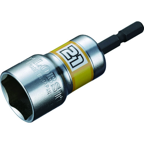 エビ 電ドルソケット“ストロック” ショートソケット 6角 対辺21mm
