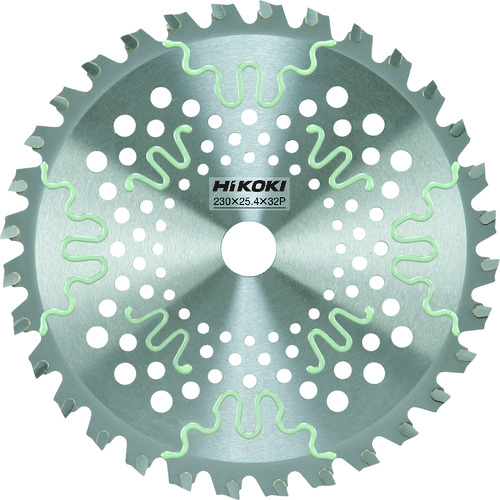 HiKOKI (ハイコーキ) 旧日立工機　刈払機用チップソー　２３０Ｘ２．２Ｘ２５．４ｍｍ　３２山　00684571 684571