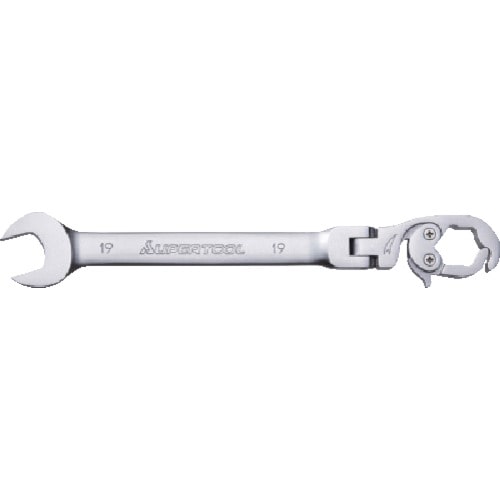 ■スーパー　オープンラチェットレンチ（フレックスタイプ）Ｌ：３４３ｍｍ　呼び：２７ RCW27F