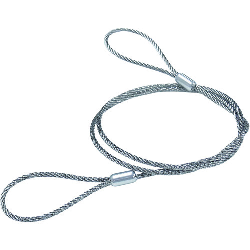 ■ニッサチェイン　ステンレスカットワイヤー　アルミカシメ　２．０Ｘ１０２０ｍｍ　（１本＝１ＰＫ） Y84
