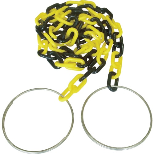 ニッサチェイン　コーンチェイン　６ｍｍ×２ｍ　黄／黒　C-255 C-255
