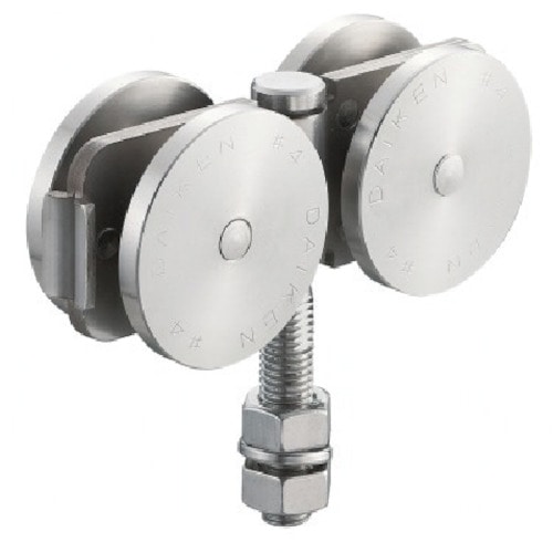 ■ダイケン　４号ステンレスドアハンガー用ベアリング複車フレキシブルタイプ　4S-4WH-BN 4S-4WH-BN