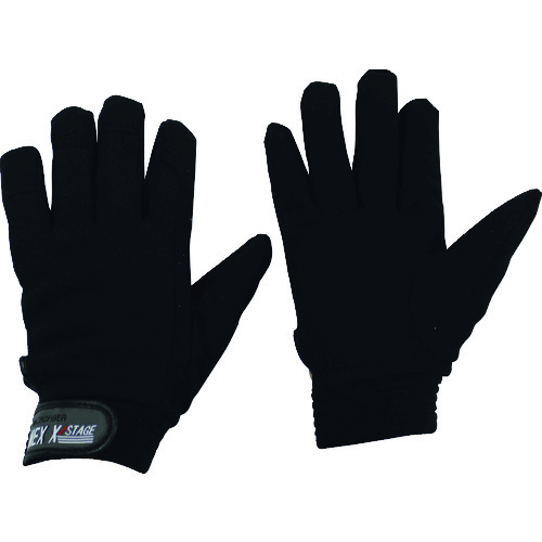 ■おたふく　防寒手袋　Ｋ－４７　ブラック　防寒ネクステージ　甲メリＬＬ K47LL