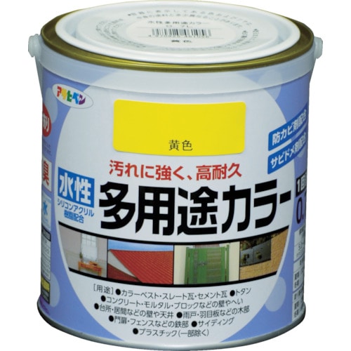 ■アサヒペン(Asahipen) 水性多用途カラー　０．７Ｌ　黄色461056 461056