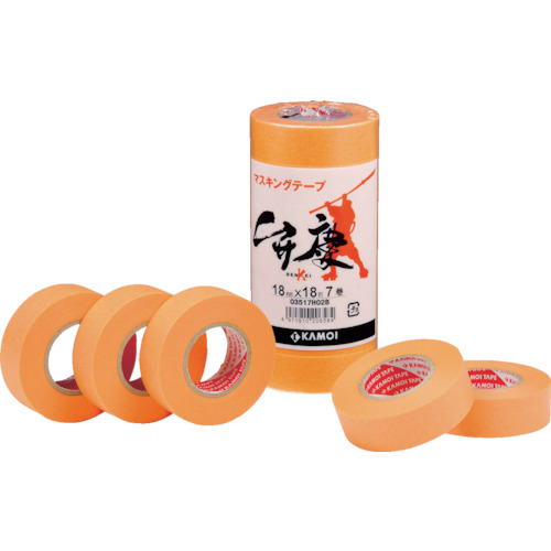 ■カモ井　マスキングテープ（６巻）BENKEI20