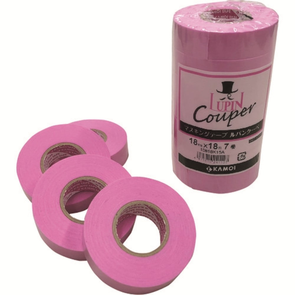 カモ井　マスキングテープ建築用（７巻入） LUPINCOUPER18
