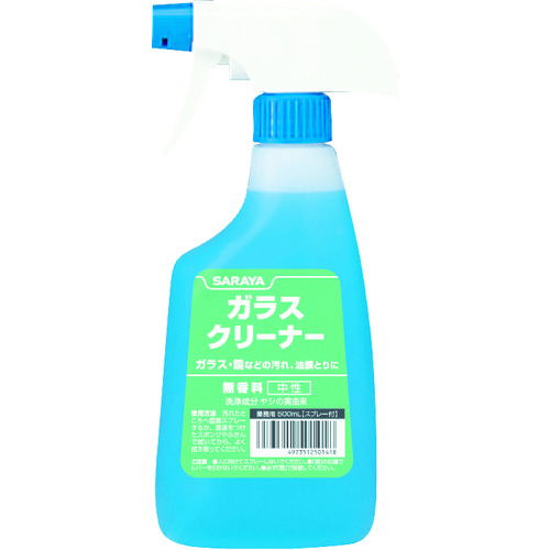 ■サラヤ　ガラス用洗浄剤　ガラスクリーナー　５００ｍＬスプレー　50141 50141