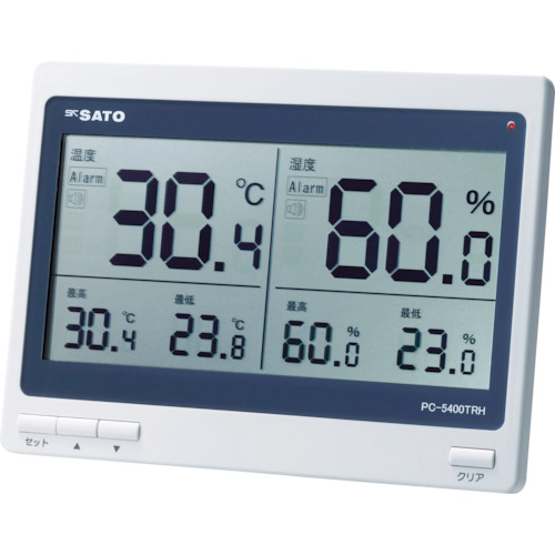 ■佐藤　デジタル温湿度計　ＰＣ－５４００ＴＲＨ　PC-5400TRH PC-5400TRH
