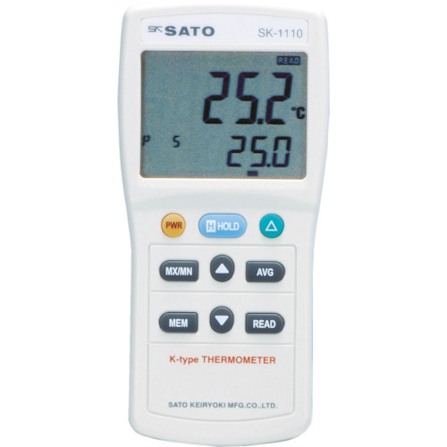 ■佐藤　デジタル温度計　指示計のみ（８０１４－０３）　SK-1110 SK-1110