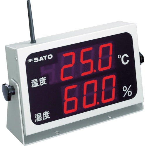 ■佐藤　コードレス温湿度表示器（８１０２‐００）　SK-M350R-TRH