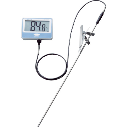 ■佐藤　壁掛型防水デジタル温度計（指示計のみ）　SK-100WP SK-100WP