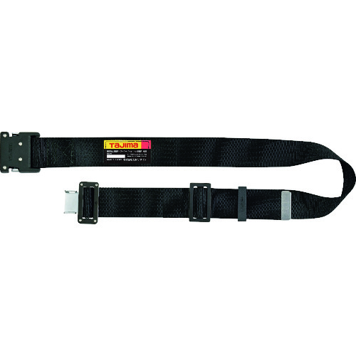 タジマ　胴ベルト　アルミワンタッチ黒バックル　黒　Ｌサイズ BWBL145BK