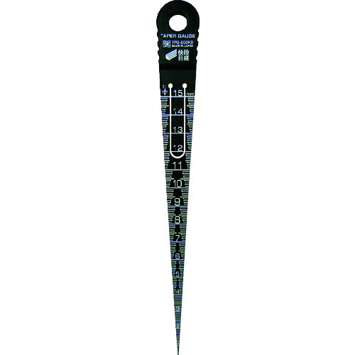 ＳＫ　プラスチックテーパーゲージ快段目盛１～１５ｍｍ TPG800KD