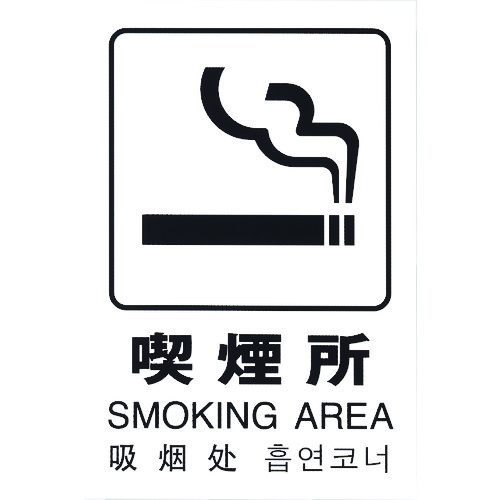 ■光　多国語ピクトサイン　喫煙所 TGP20327