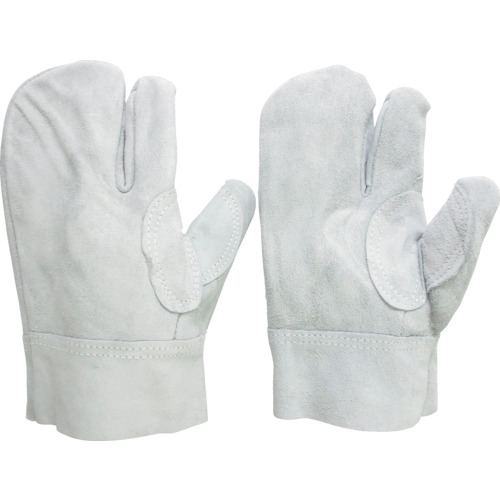 ■ミドリ安全(Midori Anzen) 　溶接用　牛床革手袋　３本指　ＭＴ‐１０６‐３Ｐ短MT1063PTAN