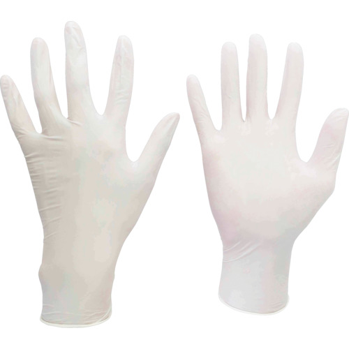 ■ミドリ安全(Midori Anzen) 　ニトリル使い捨て手袋　極薄　粉なし　１００枚入　白　Ｓ　VERTE711S