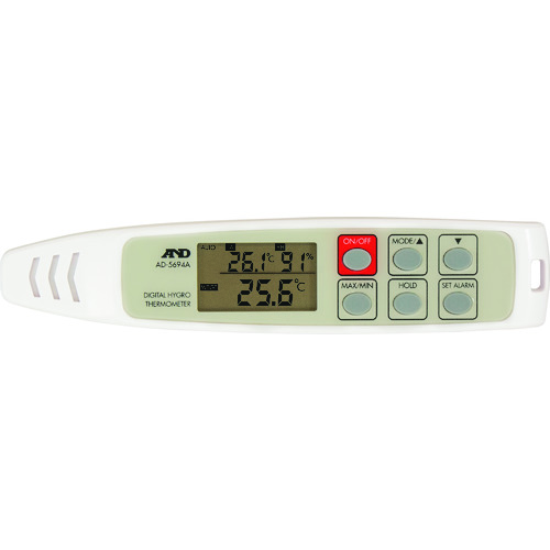 ■Ａ＆Ｄ　携帯型熱中症指数・温湿度計　ＡＤ５６９４Ａ AD5694A