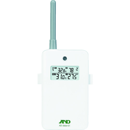 ■Ａ＆Ｄ　マルチチャンネルワイヤレス環境温湿度計　子機　ＡＤ－５６６４－０１ AD566401