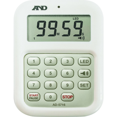 ■Ａ＆Ｄ　大音量デジタルタイマー（１００分形デジタルタイマー）　ＡＤ－５７１６ AD5716