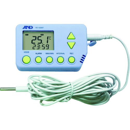 ■Ａ＆Ｄ　デジタル温度データロガー（外部温度センサー付き）　ＡＤ－５３２６ＴＴ AD5326TT