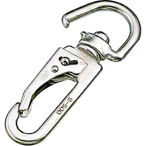 ■水本　ステンレス　回転ロックスナップ　線径６．５ｍｍ　長さ１０２ｍｍ B843