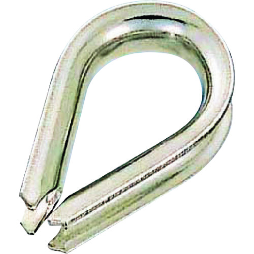 ■水本　ステンレス　板シンブル　使用ロープ径３ｍｍ B1098