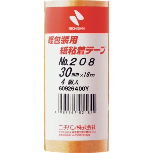 ■ニチバン　紙粘着テープ　２０８Ｈ－３０　208H30 208H30