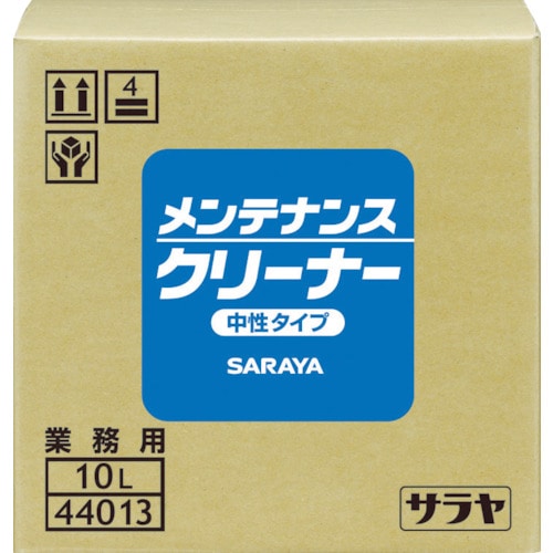 ■サラヤ　油汚れ用洗浄剤　メンテナンスクリーナー　１０Ｌ　44013