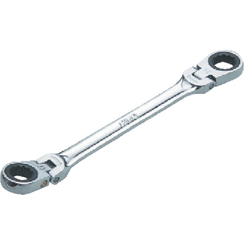 ■ＫＴＣ　ラチェットめがねレンチ（両頭型首振りタイプ）　１２Ｘ１４ｍｍ　ＭＲ１１２１４Ｆ MR11214F