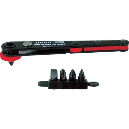 ■エンジニア　オフセットラチェットセット（薄型）　DR-55 DR-55