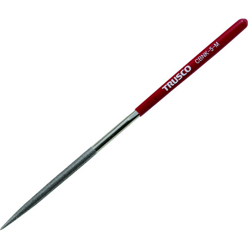 ■ＴＲＵＳＣＯ　ＣＢＮヤスリ　鉄工用　５本組　丸 CBNK5M