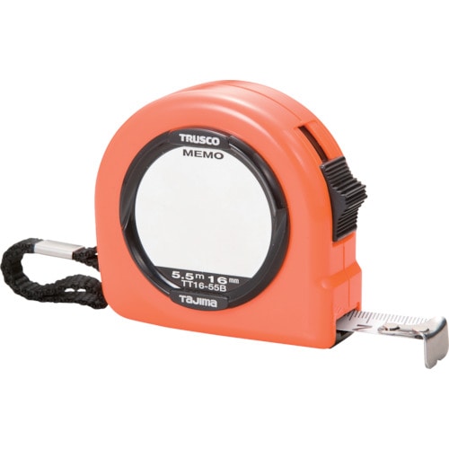 ■トラスコ中山(TRUSCO)　メモプレート付コンベックス　ロックタイプ　１６ｍｍ幅　５．５ｍ  TT16-55B TT16-55B