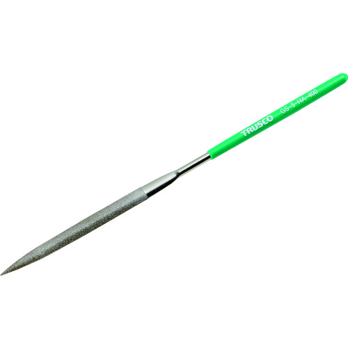 ■ＴＲＵＳＣＯ　ダイヤモンドヤスリ　精密用　１０本組　半丸 GS10HA400