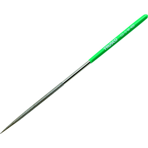 ■ＴＲＵＳＣＯ　ダイヤモンドヤスリ　精密用　１０本組　丸 GS10M400