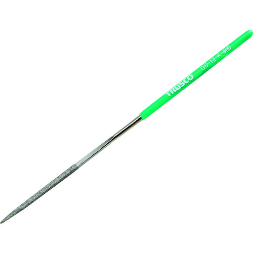 ■ＴＲＵＳＣＯ　ダイヤモンドヤスリ　精密用　１２本組　角 GS12K400
