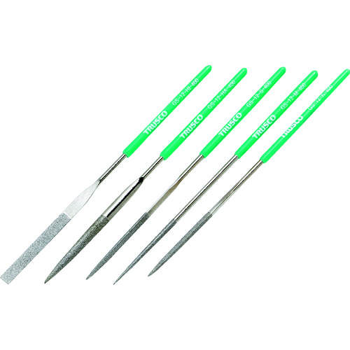 ■ＴＲＵＳＣＯ　ダイヤモンドヤスリ　精密用　１２本組　セット GS12SET400