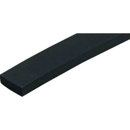 ■ＴＲＵＳＣＯ　ＥＰＤＭスポンジ角紐平型　５Ｘ１０　１０ｍ巻　EPDM0510K10M