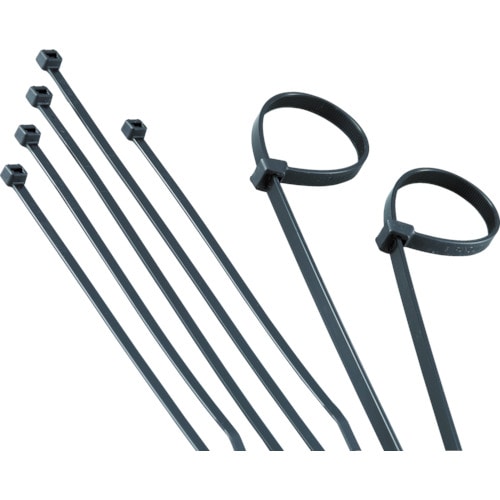 ■トラスコ中山(TRUSCO)　ナイロン結束バンド耐候性タイプ幅２．５ｍｍＸ長さ９９ｍｍ１００本入　TRJ100B TRJ100B