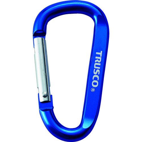 ■トラスコ中山(TRUSCO)　カラビナ　線径６ｍｍＸ６０ｍｍ　Ｄ型　グリーン　TKN660GN TKN660GN