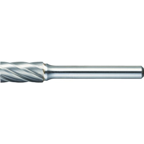 ■トラスコ中山(TRUSCO)　超硬バー　円筒型　Φ９．５Ｘ刃長１９Ｘ軸６　アルミカット　TA1C095