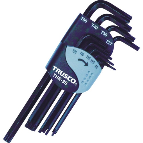 ■トラスコ中山(TRUSCO)　ヘックスローブレンチセット　９本入  THR-9S