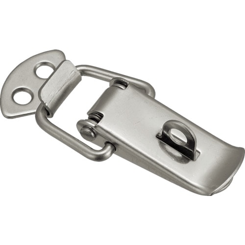 ■トラスコ中山(TRUSCO)　パッチン錠　鍵穴付タイプ・スチール製  P-21  (4ｺｲﾘ) P-21 (4ｺｲﾘ)