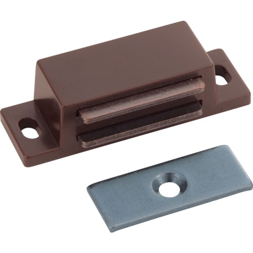 ■トラスコ中山(TRUSCO)　マグネットキャッチ　樹脂製・横型  TSM-75P-BR TSM-75P-BR