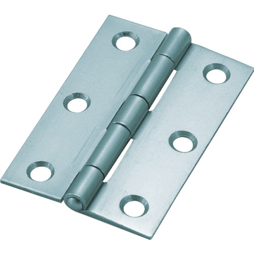 ■トラスコ中山(TRUSCO)　スチール製厚口蝶番　シルバー塗装仕上げ　全長６４ｍｍ  888-64SV  (10ｺｲﾘｼﾙﾊﾞｰﾄｿｳﾋﾞｽﾂｷ)