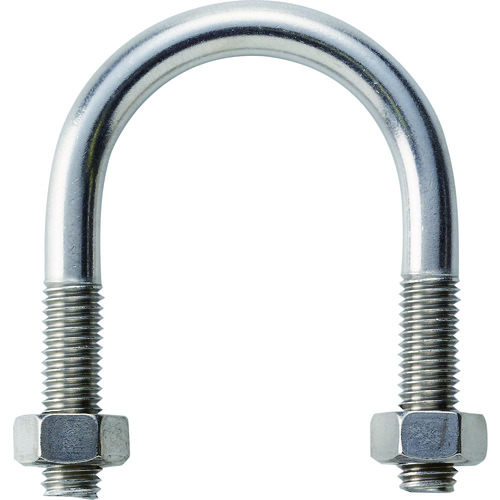 ■ＴＲＵＳＣＯ　ＳＧＰ用Ｕボルト　ＳＵＳ３０４　呼び径２５Ａ　ねじ径Ｍ８ TSGPBTM825AS