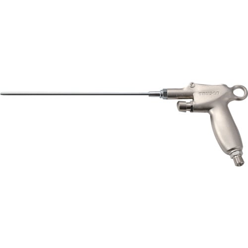 ■トラスコ中山(TRUSCO)　エアダスター　ボタン式　ニップルタイプ　ノズル２００ｍｍ　TD-10B-2
