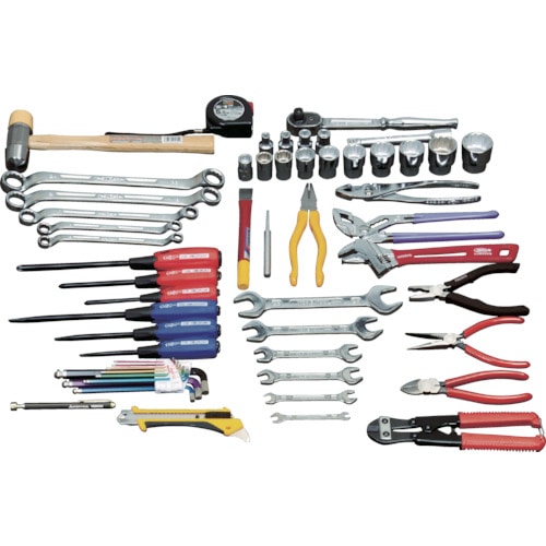 ■トラスコ中山(TRUSCO)　ピカイチ　産業用機械工具セット　４９点　PK-S1