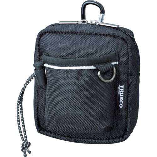 ■トラスコ中山(TRUSCO)　コンパクトツールケース　ワイドポケット　ブラック　TCTC1502-BK TCTC1502-BK