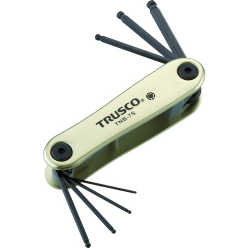 ■トラスコ中山(TRUSCO)　ボールポイント六角棒レンチセット　ナイフ式  TNB7S TNB7S