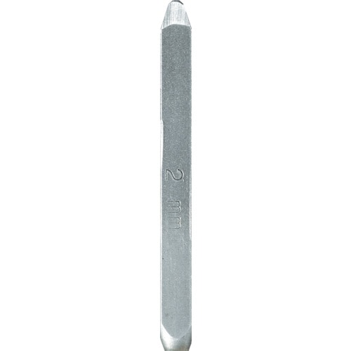 ■トラスコ中山(TRUSCO)　バラ刻印　２ｍｍ　Ｖ　SKD-20EV